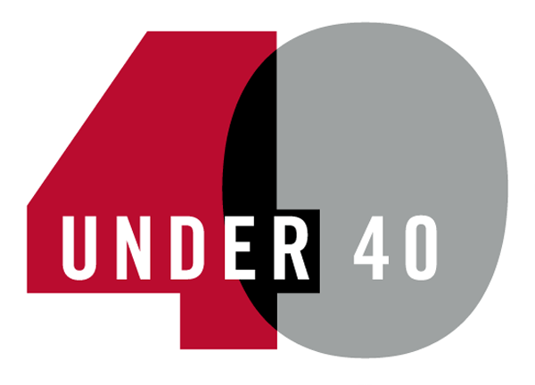 40 Under 40 logo