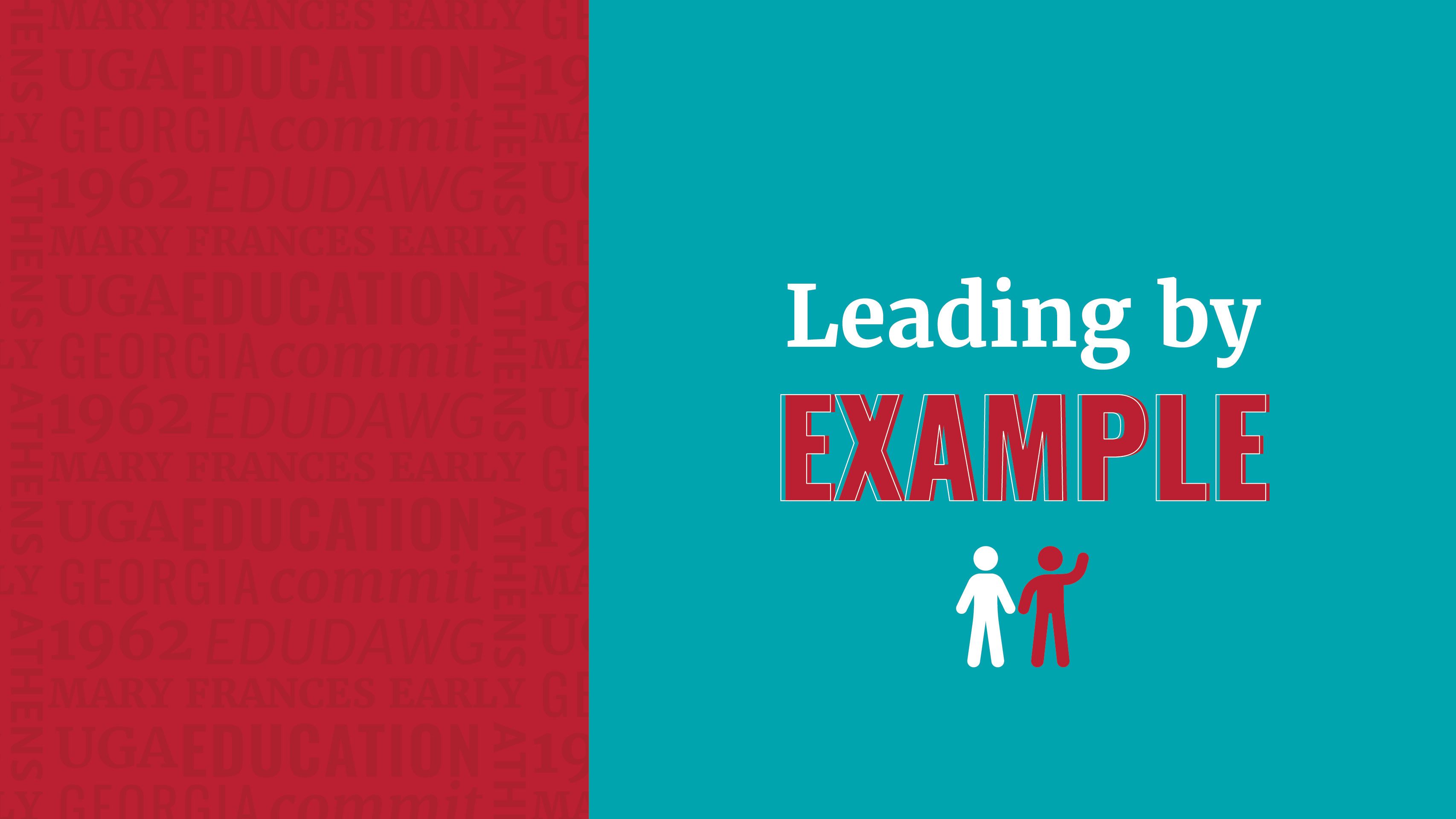 Leading through example