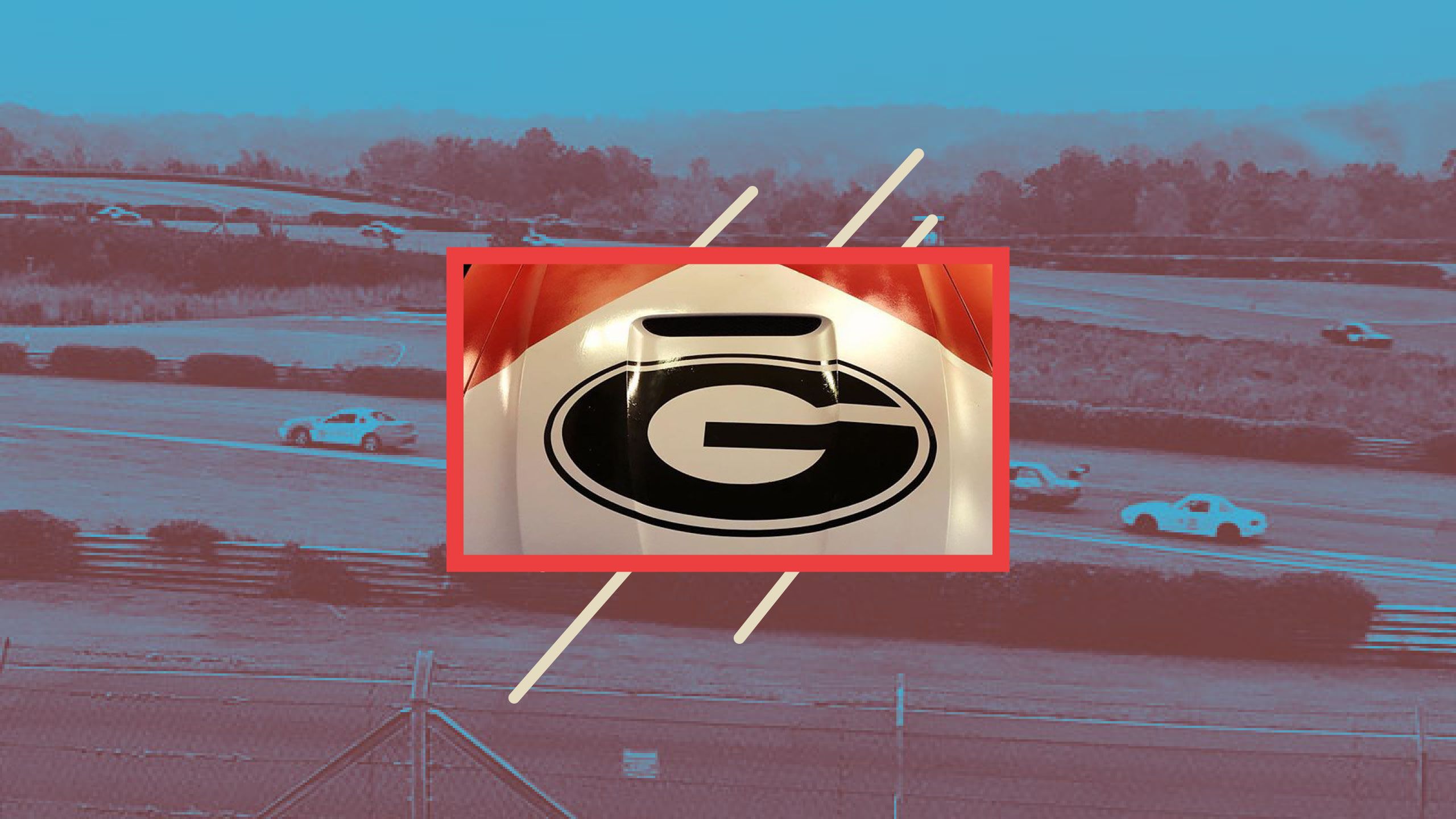 Power G on a race car.