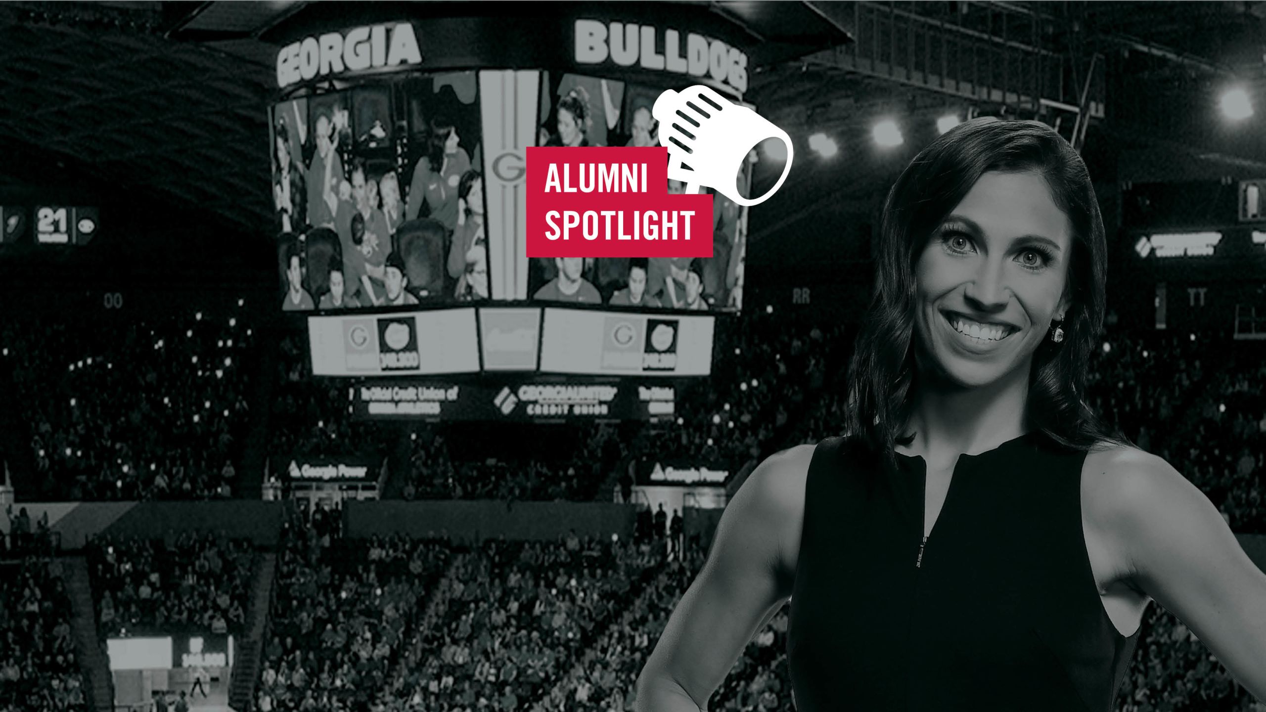 Photo of Courtney Kupets-Carter at Stegeman Coliseum in Athens, Georgia